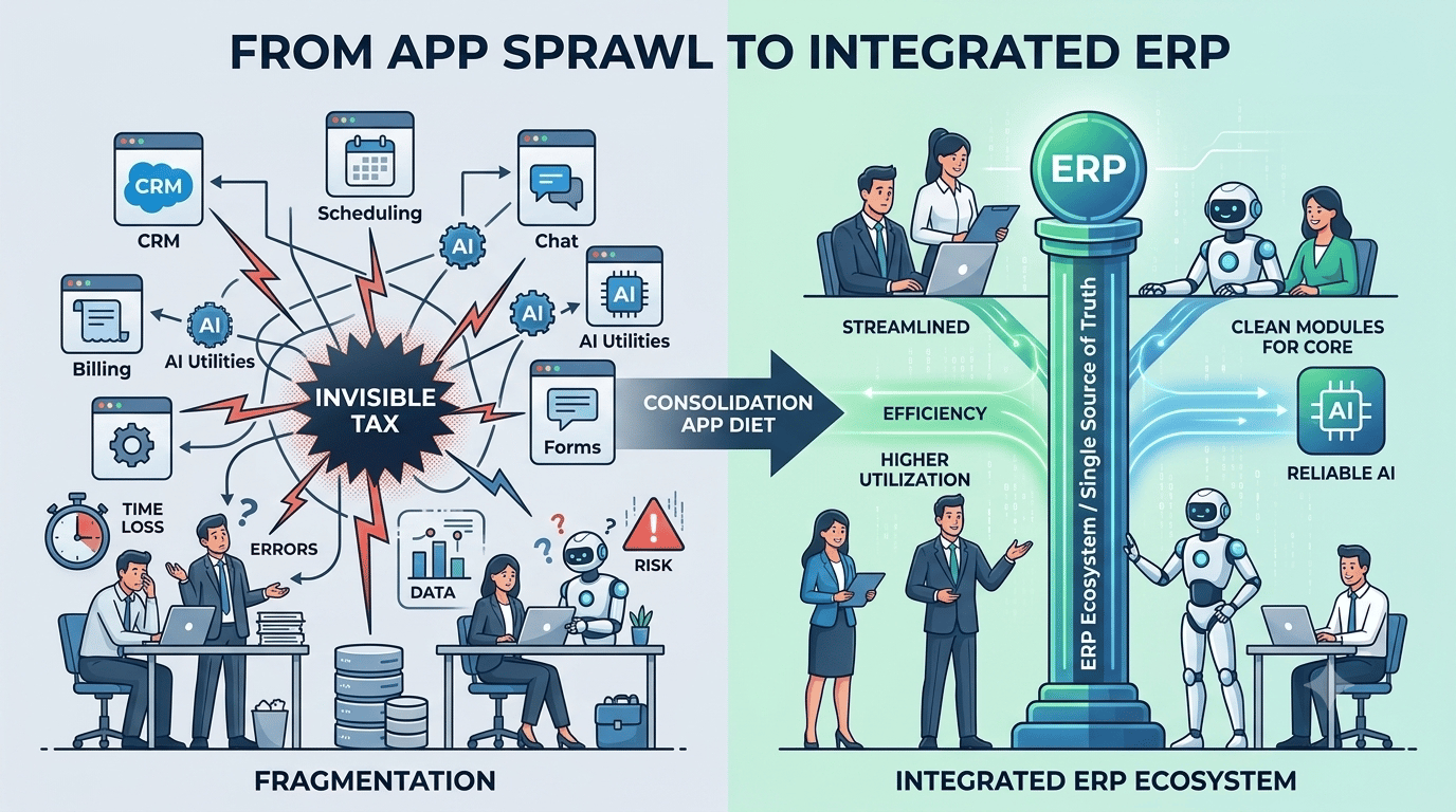 Fewer Apps, More Value: Integrated ERP Beats Sprawl for SMBs